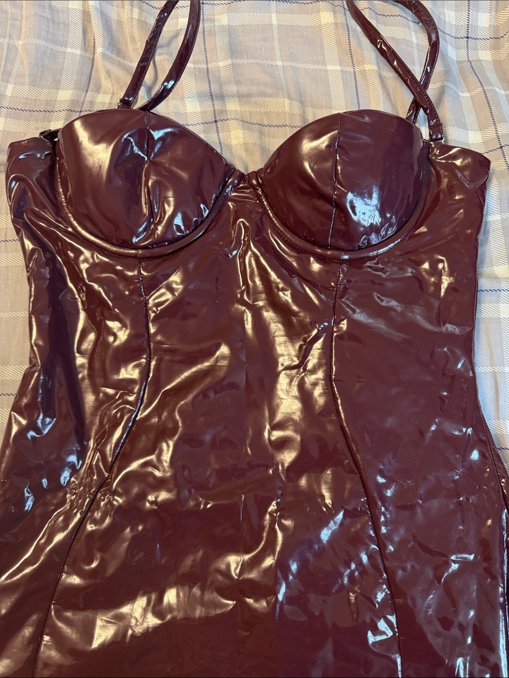 Amala Midi Dress - Cherry Lacquer - Picture 2 of 3